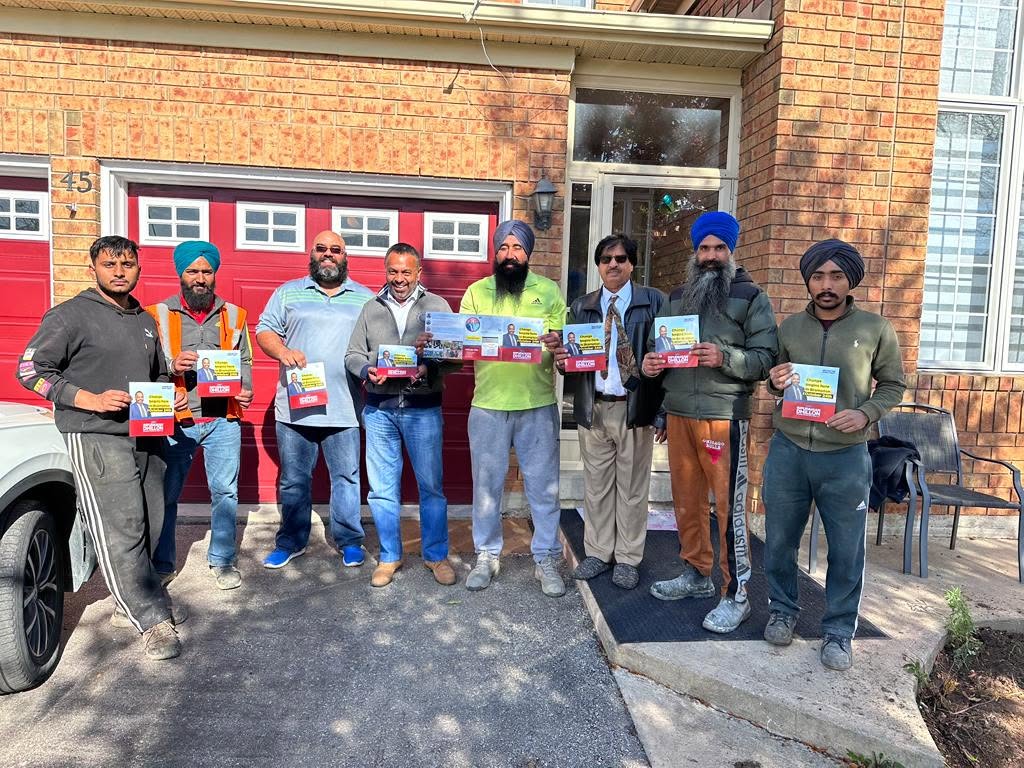Community team at campaign HQ